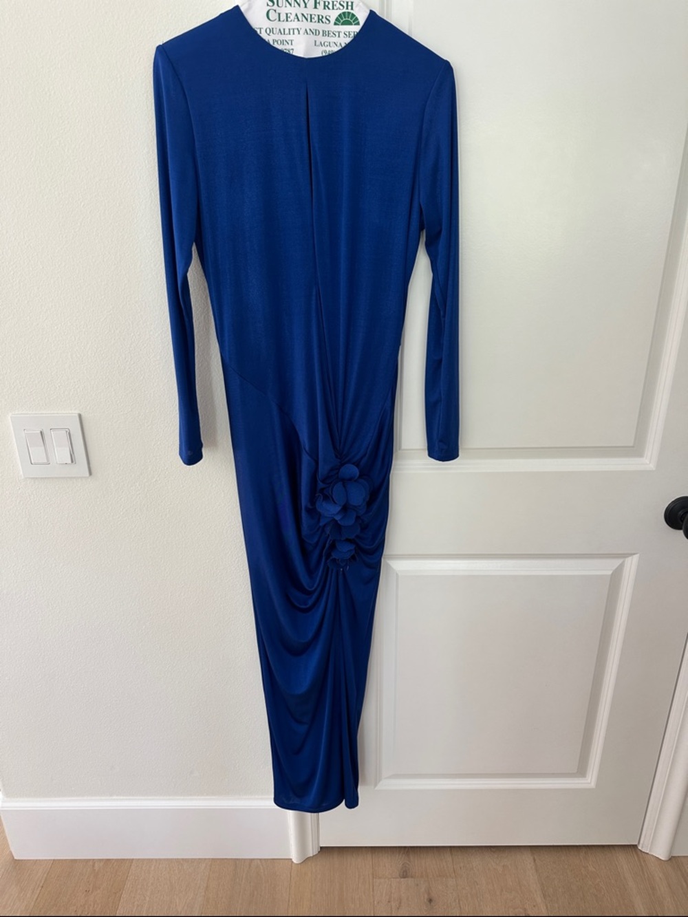 PatBO Jersey Keyhole Maxi Dress